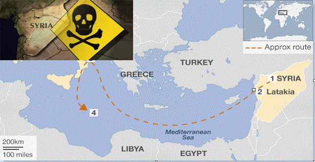 ΟΧΙ στην ταφή των χημικών όπλων της Συρίας στη θαλάσσια περιοχή της Κρήτης - e-Nautilia.gr | Το Ελληνικό Portal για την Ναυτιλία. Τελευταία νέα, άρθρα, Οπτικοακουστικό Υλικό