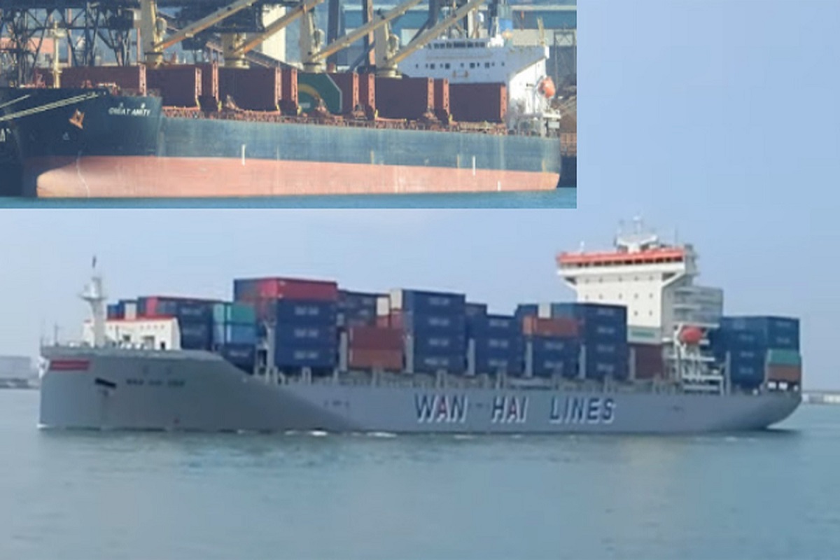 Σύγκρουση ολοκαίνουριου πλοίου μεταφοράς κοντέινερ με φορτηγό πλοίο μεταφοράς χύδην φορτίου - e-Nautilia.gr | Το Ελληνικό Portal για την Ναυτιλία. Τελευταία νέα, άρθρα, Οπτικοακουστικό Υλικό