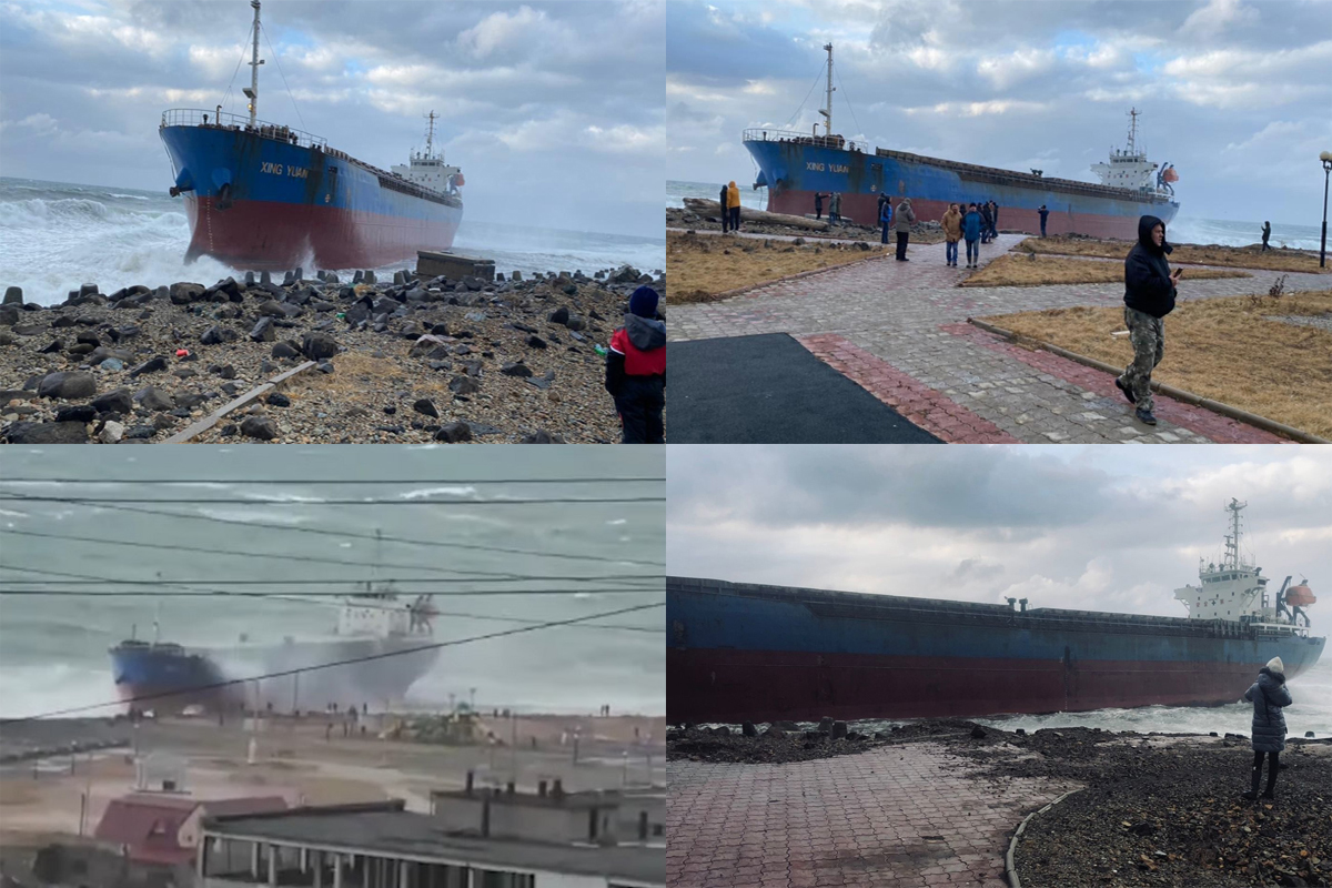 Προσάραξη φορτηγού πλοίου στην Ρωσία (ΒΙΝΤΕΟ) - e-Nautilia.gr | Το Ελληνικό Portal για την Ναυτιλία. Τελευταία νέα, άρθρα, Οπτικοακουστικό Υλικό