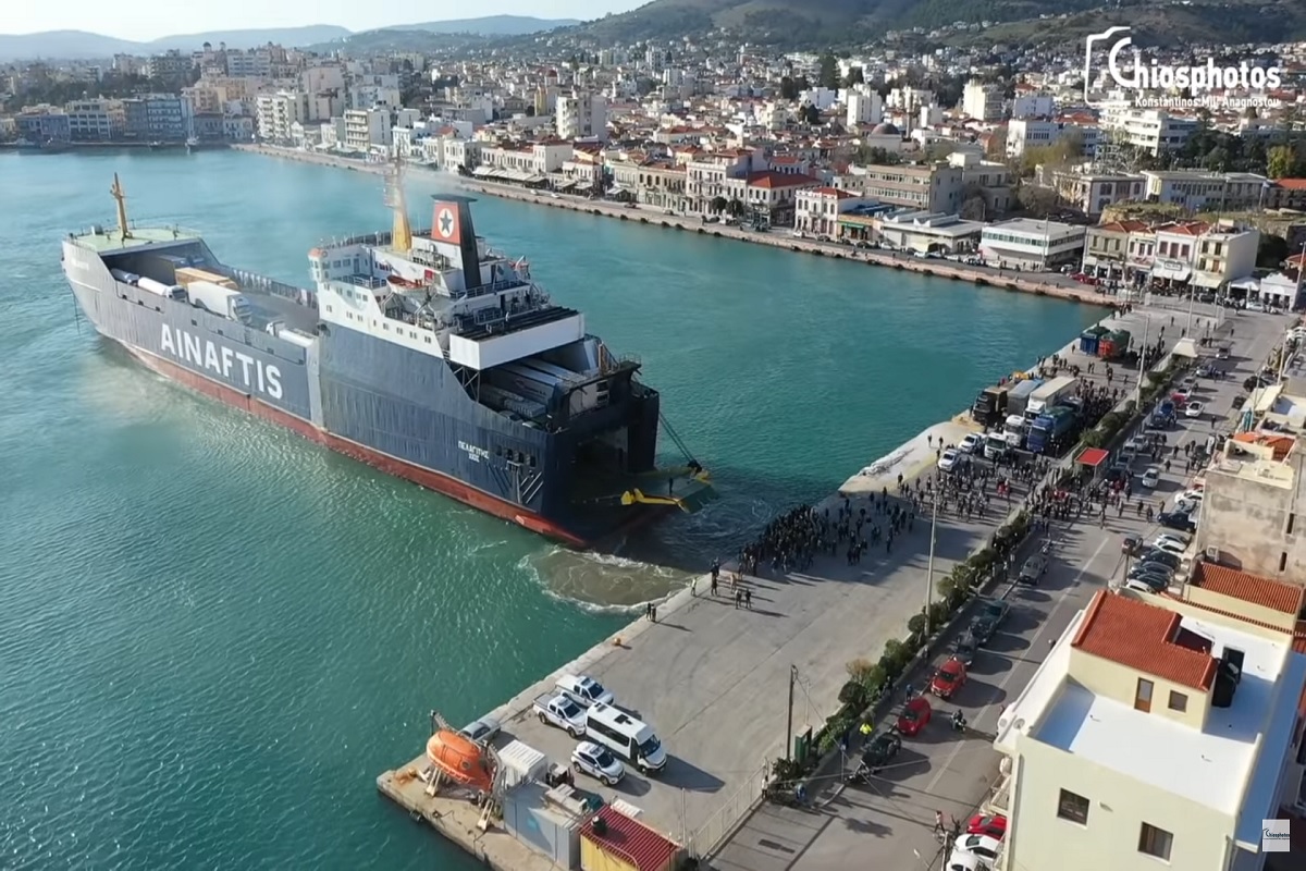 ΠΕΝΕΝ: Κάλεσμα στους Ναυτεργάτες του RO/RO “ΠΕΛΑΓΙΤΗΣ” να σταματήσουν την κυβερνητική επιχείρηση μεταφοράς μηχανημάτων με το πλοίο στην Χίο - e-Nautilia.gr | Το Ελληνικό Portal για την Ναυτιλία. Τελευταία νέα, άρθρα, Οπτικοακουστικό Υλικό