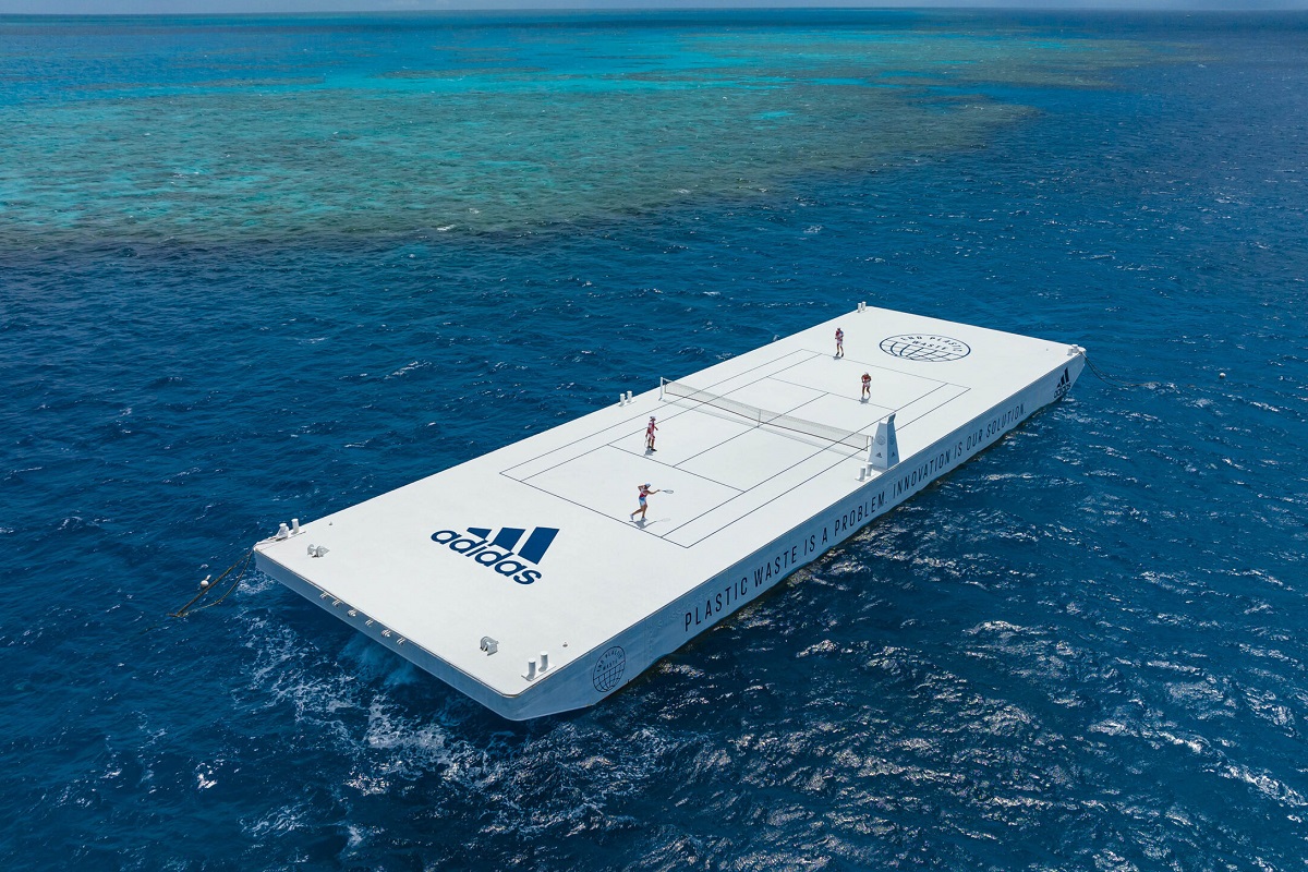 Η Adidas έφτιαξε ένα εκπληκτικό γήπεδο τένις στη μέση του Μεγάλου Κοραλλιογενούς Υφάλου της Αυστραλίας (ΦΩΤΟ) - e-Nautilia.gr | Το Ελληνικό Portal για την Ναυτιλία. Τελευταία νέα, άρθρα, Οπτικοακουστικό Υλικό