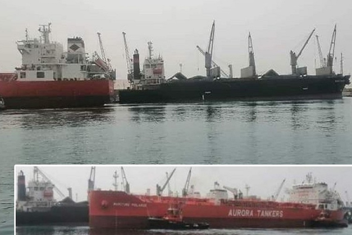 Δεξαμενόπλοιο συγκρούστηκε με φορτηγό πλοίο στο λιμάνι του Σουδάν - e-Nautilia.gr | Το Ελληνικό Portal για την Ναυτιλία. Τελευταία νέα, άρθρα, Οπτικοακουστικό Υλικό