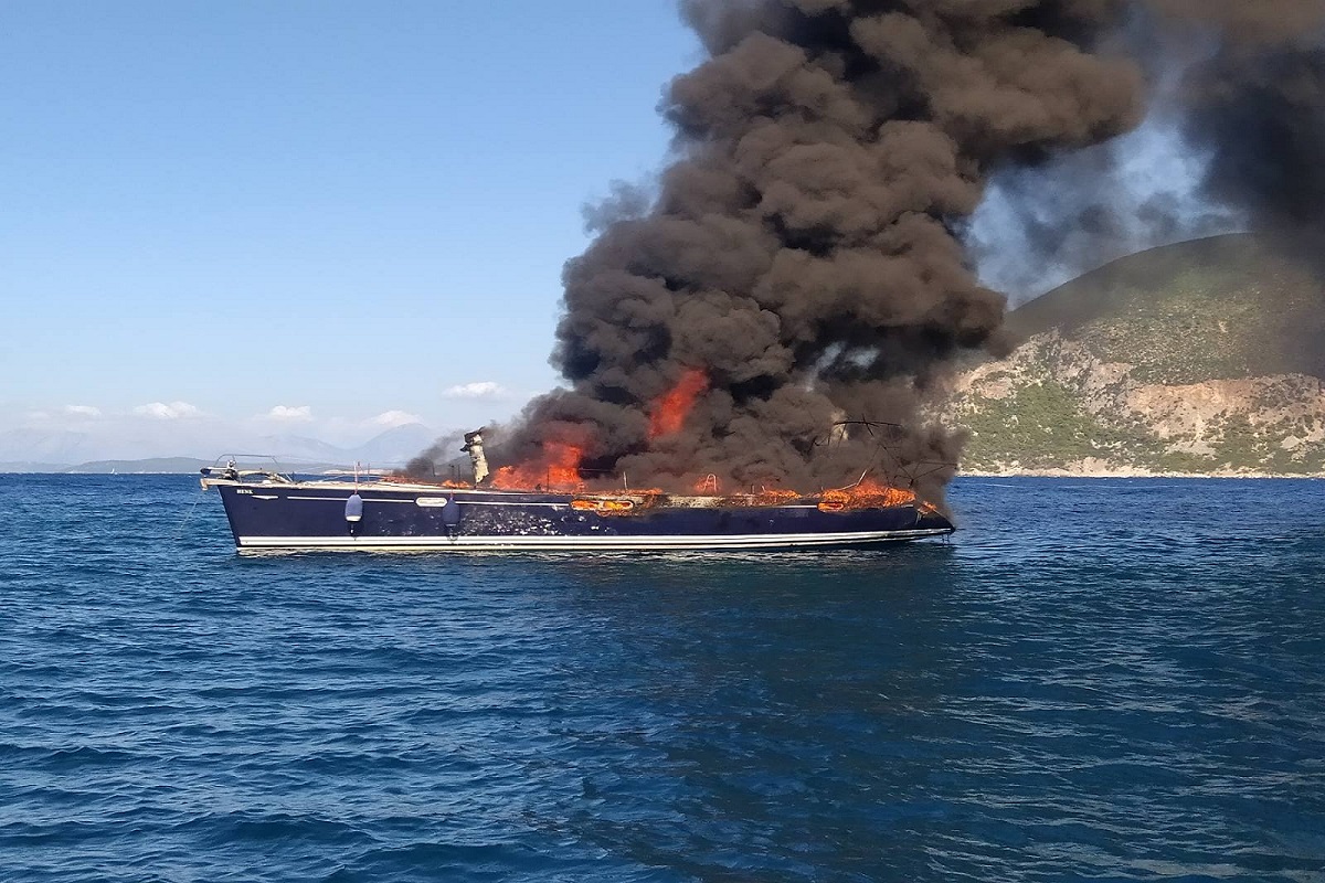 Βύθιση ιστιοφόρου σκάφους στο Φισκάρδο και αντιμετώπιση θαλάσσιας ρύπανσης - e-Nautilia.gr | Το Ελληνικό Portal για την Ναυτιλία. Τελευταία νέα, άρθρα, Οπτικοακουστικό Υλικό