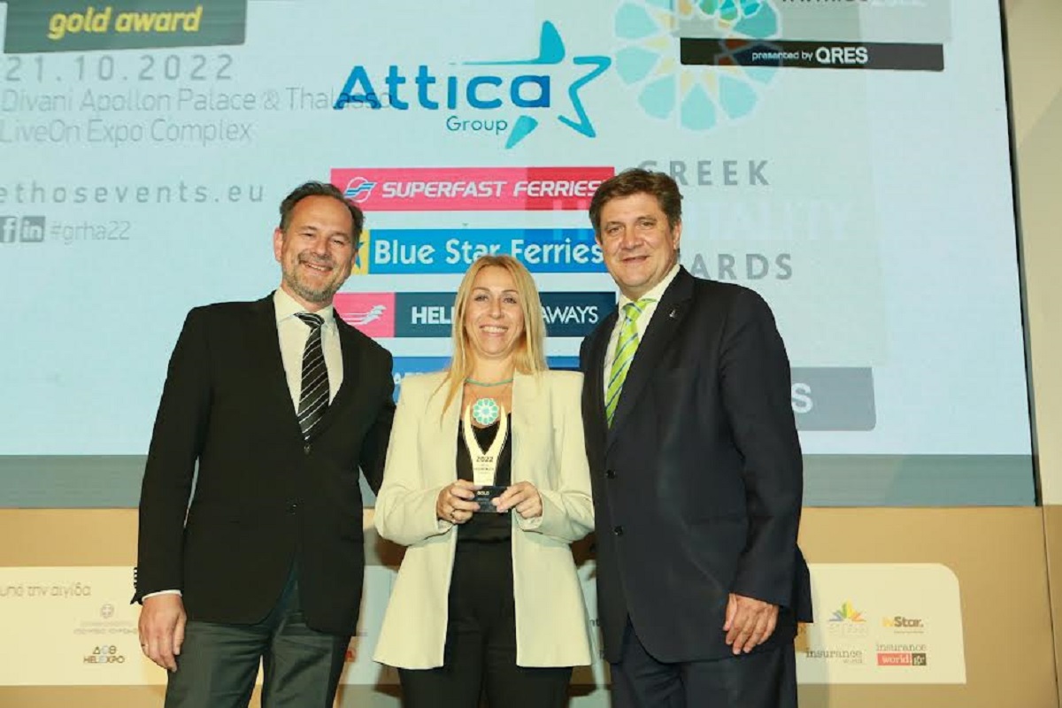 Τρία βραβεία για την Attica Group στα Greek Hospitality Awards 2022 - e-Nautilia.gr | Το Ελληνικό Portal για την Ναυτιλία. Τελευταία νέα, άρθρα, Οπτικοακουστικό Υλικό