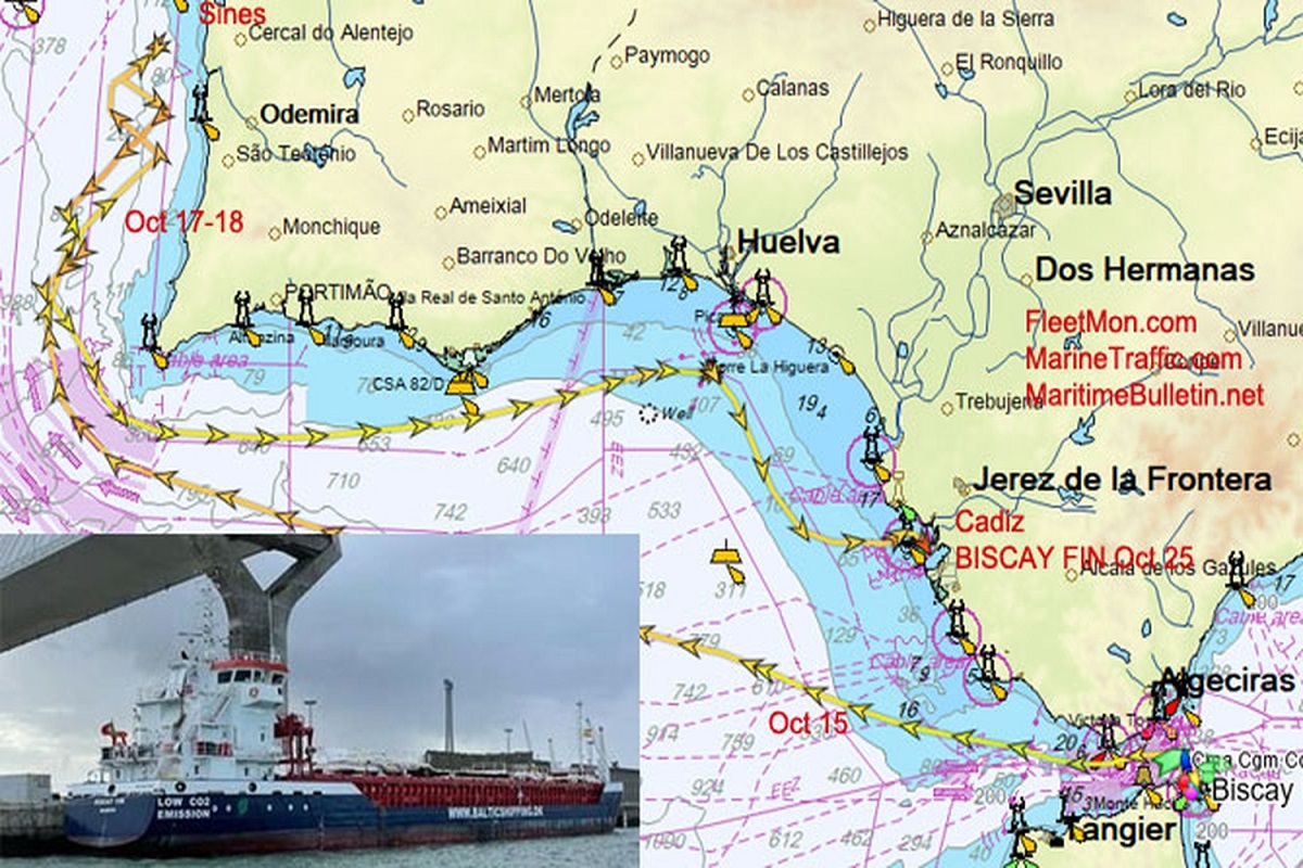 Φορτηγό πλοίο με μετατόπιση φορτίου ζήτησε καταφύγιο από λιμάνια της Ισπανίας και της Πορτογαλίας και εκείνες αρνήθηκαν! - e-Nautilia.gr | Το Ελληνικό Portal για την Ναυτιλία. Τελευταία νέα, άρθρα, Οπτικοακουστικό Υλικό