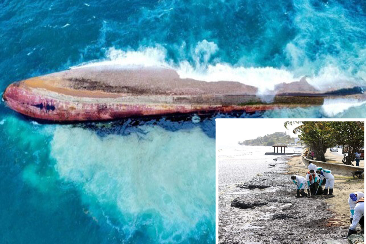 Συναγερμός από μυστηριώδες φορτηγό πλοίο που ανατράπηκε προκαλώντας περιβαλλοντολογική καταστροφή στην Καραϊβική - e-Nautilia.gr | Το Ελληνικό Portal για την Ναυτιλία. Τελευταία νέα, άρθρα, Οπτικοακουστικό Υλικό