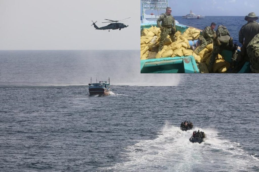 Το ναυτικό των ΗΠΑ κατάσχεσε ναρκωτικά αξίας 100,000,000 δολαρίων στον κόλπο του ΟΜΑΝ!