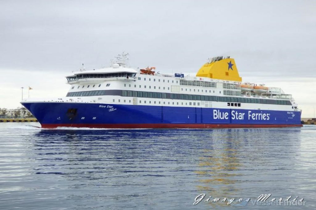 Τραυματισμός ναυτικού του "BLUE STAR PATMOS"
