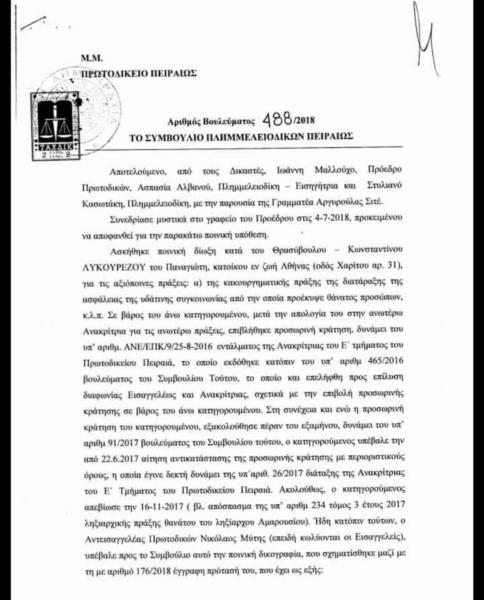 Στο αρχείο η υπόθεση του ναυτικού δυστυχήματος στην Αίγινα που στέρησε τη ζωή σε τέσσερα άτομα!