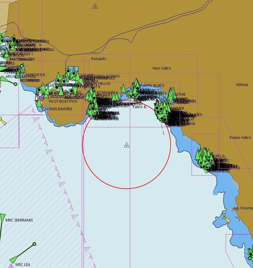 Απαγόρευση θαλάσσιας κυκλοφορίας σε περιοχή αρμοδιότητας του Κεντρικού Λιμεναρχείου Πειραιά
