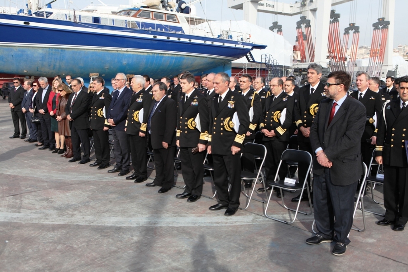 Τελετή Ονοματοδοσίας και Ένταξης Νέου Βοηθητικού Πλοίου «ΑΜΜΩΝΙΑΣ» [βίντεο+φωτο]