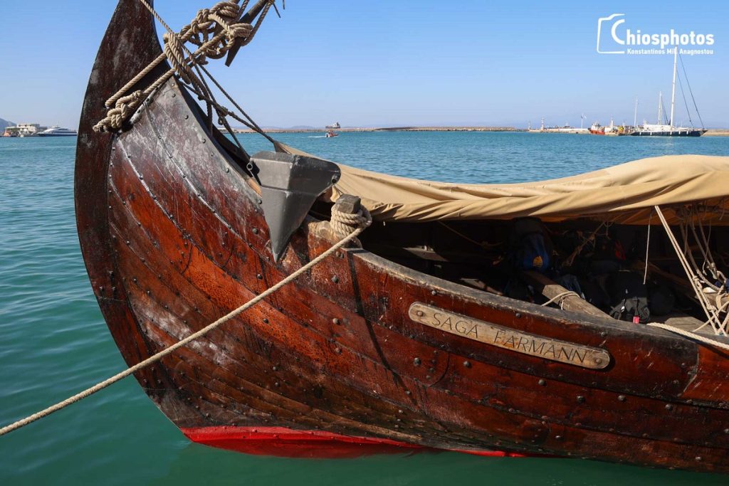 Το ιστορικό πλοίο των Βίκινγκς έφθασε στη Χίο (video & photos)