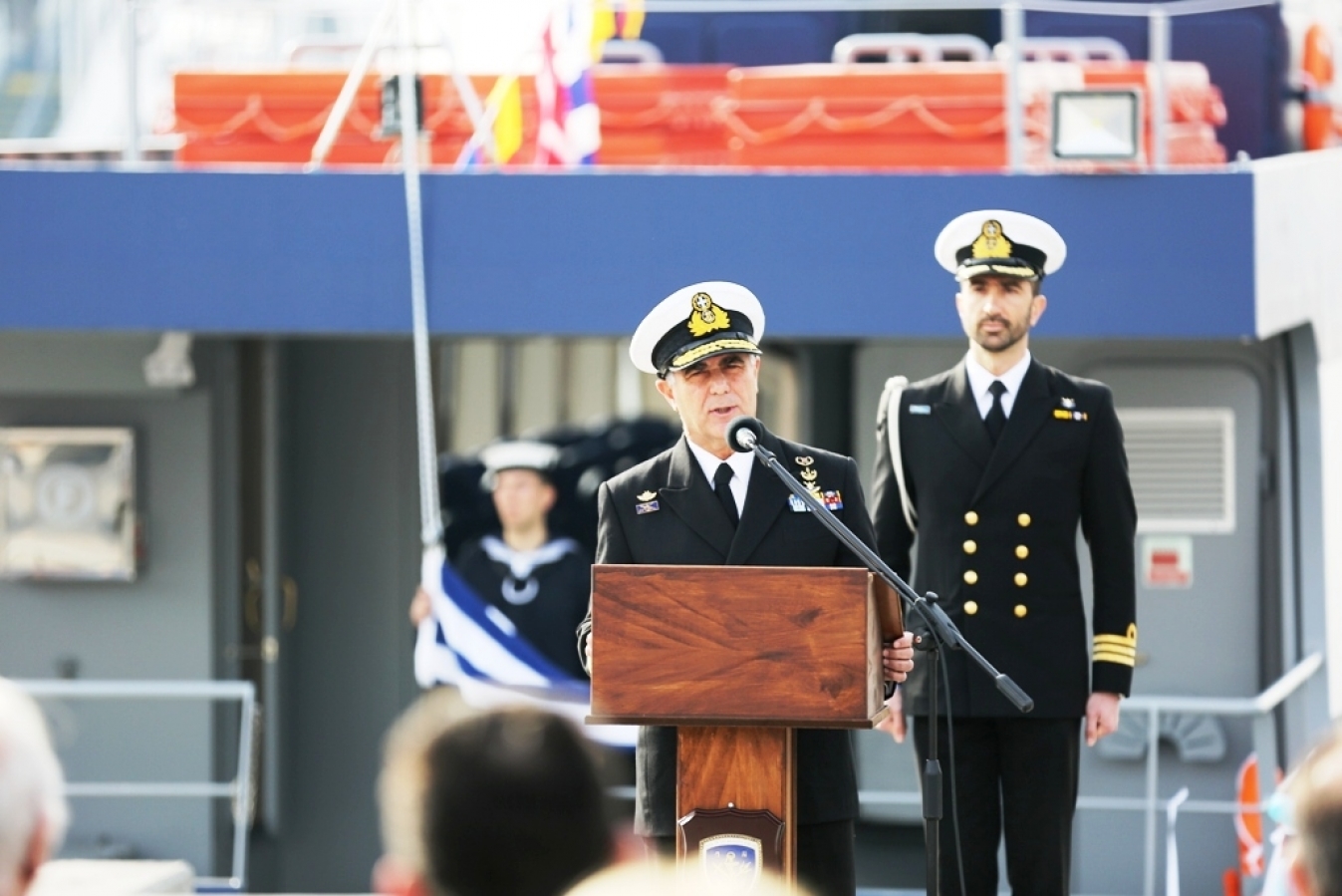 Τελετή Ονοματοδοσίας και Ένταξης Νέου Βοηθητικού Πλοίου «ΑΜΜΩΝΙΑΣ» [βίντεο+φωτο]