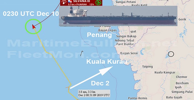 Το κινεζικό supertanker-φάντασμα σήκωσε άγκυρα και διέφυγε από τις αρχές της Μαλαισίας!