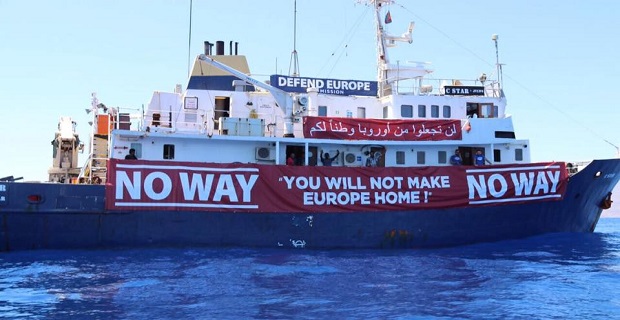 Εγκαταλελειμμένο από την ακροδεξιά οργάνωση που το ναύλωνε το πλοίο C Star και το πλήρωμα του