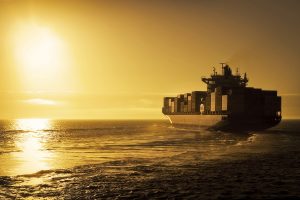 Cargo-container-ship-sunset