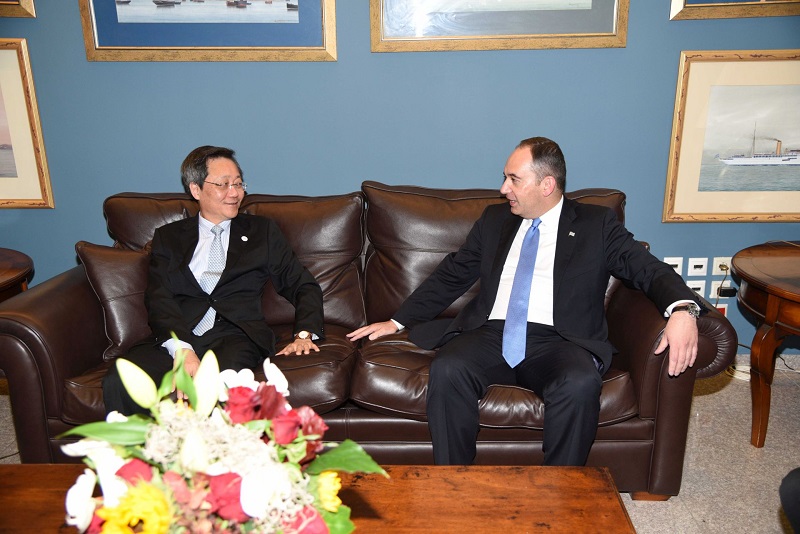 Επίσημη επίσκεψη του Προέδρου του Ομίλου COSCO στο Υπουργείο Ναυτιλίας και Νησιωτικής Πολιτικής