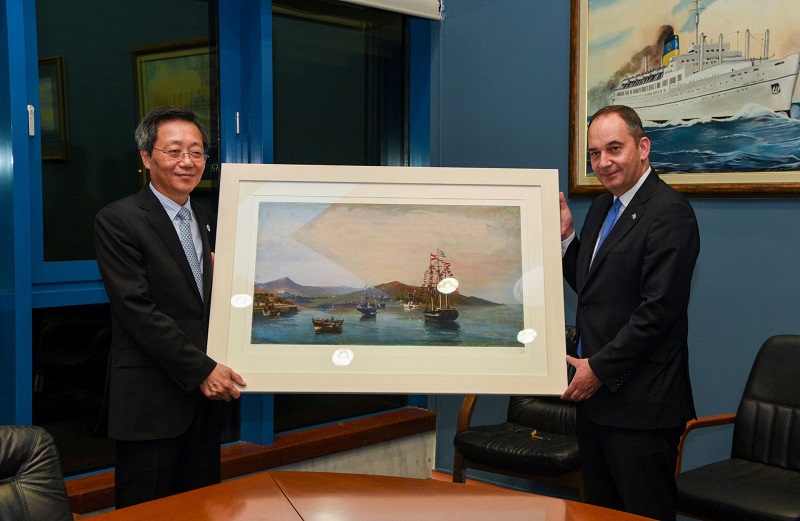 Επίσημη επίσκεψη του Προέδρου του Ομίλου COSCO στο Υπουργείο Ναυτιλίας και Νησιωτικής Πολιτικής