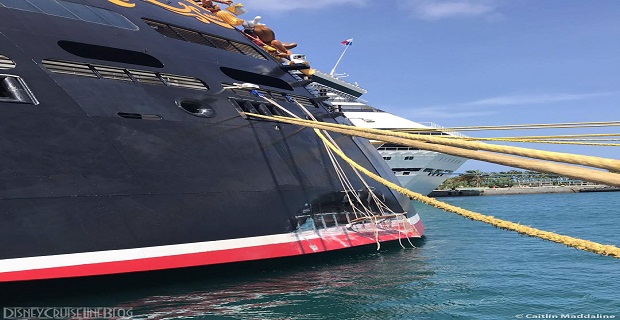 To «Disney Dream» προσέκρουσε σε προβλήτα στις Μπαχάμες [βίντεο+φωτο]