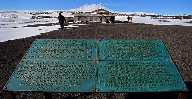 HMS Protector Antarctic visit