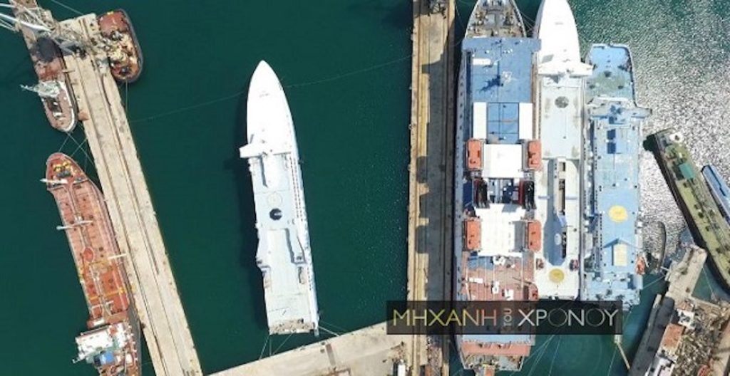 Αίολος Κεντέρης Ι και ΙΙ. Δείτε από ψηλά που κατέληξαν τα πιο γρήγορα πλοία του Αιγαίου! (Video)