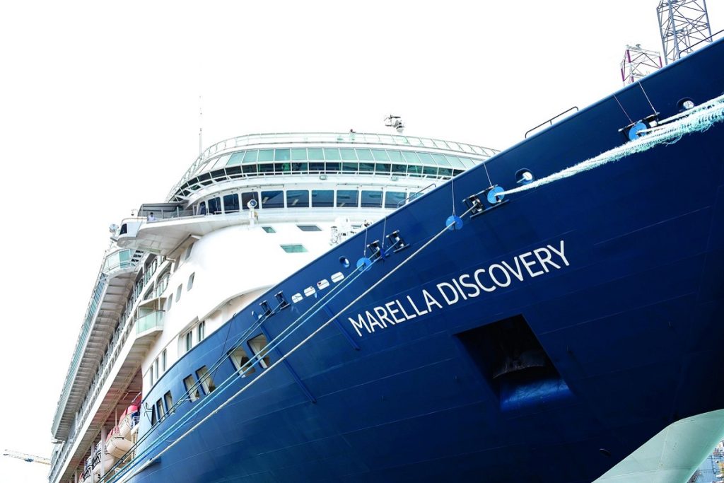 Στο λιμάνι του Βόλου το κρουαζιερόπλοιο «MARELLA DISCOVERY»