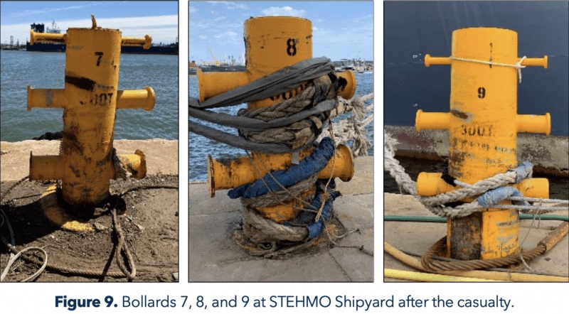 Μία φθαρμένη μπίντα ήταν η αιτία της σύγκρουσης 2 πλοίων με ζημιές πολλών εκατομμυρίων δολαρίων!