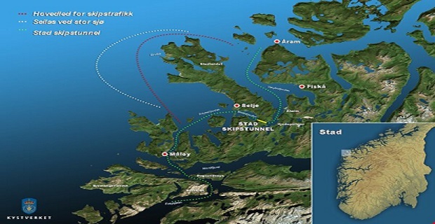 Η πρώτη σήραγγα για μεγάλα πλοία παγκοσμίως στα πιο επικίνδυνα νερά της Νορβηγίας Η πρώτη σήραγγα για μεγάλα πλοία παγκοσμίως στα πιο επικίνδυνα νερά της Νορβηγίας