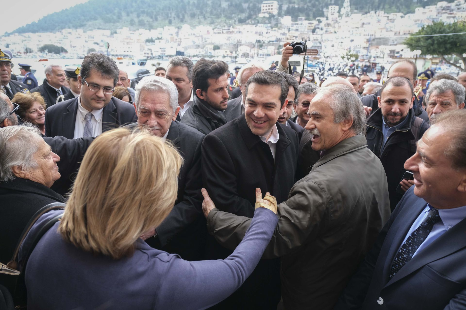Εγκαίνια της ΑΕΝ/ ΚΑΛΥΜΝΟΥ - δήλωση Φώτη Κουβέλη