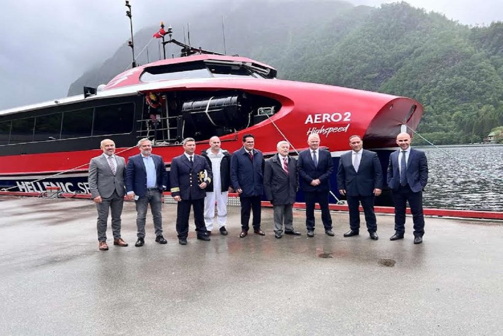 Η Attica Group παρέλαβε το νεότευκτο catamaran «Aero 2 Highspeed» (φωτο)