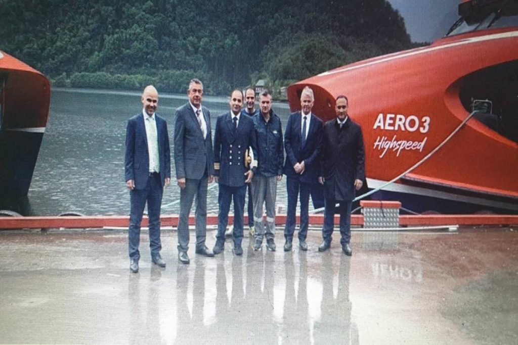 Παραλαβή του νεότευκτου catamaran Aero 3 Highspeed από την ATTICA GROUP
