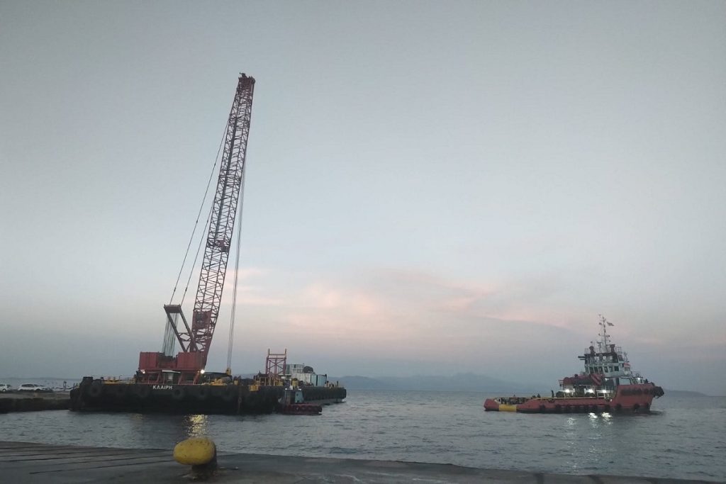BINTEO: Ολοκληρώθηκε η ανέλκυση αγκυρών από τον πυθμένα του λιμανιού της Ραφήνας