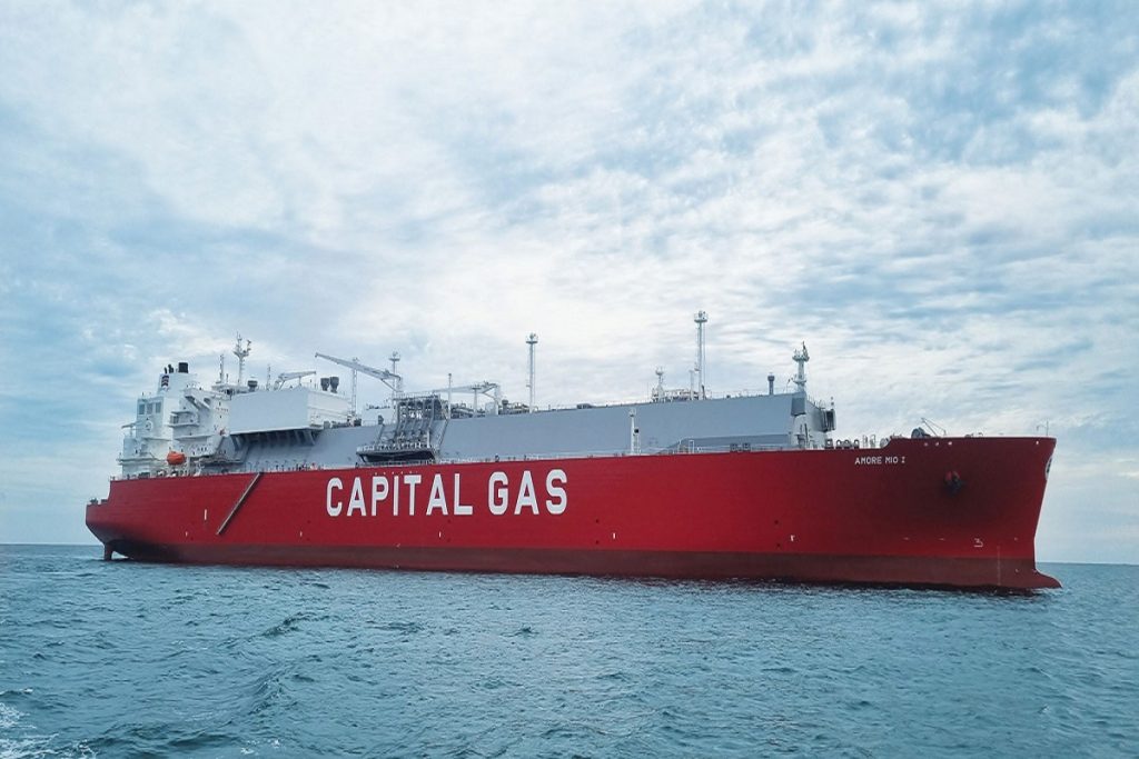 Η Capital Gas παρέλαβε το LNG Carrier «Amore Mio I»