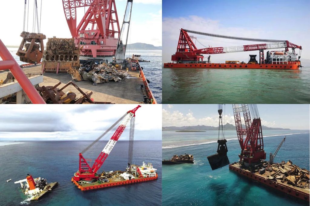 Ολοκληρώθηκε η επιχείρηση απομάκρυνσης του ναυαγίου του φορτηγού πλοίου Wakashio (Φωτογραφίες)