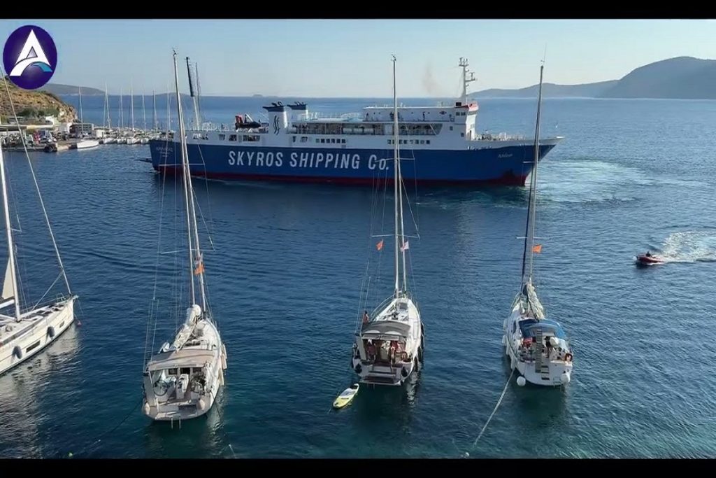 Αχιλλέας: Ρεμέντζο στο λιμάνι της Σκύρου υπό τους ήχους επικής μουσικής (video)