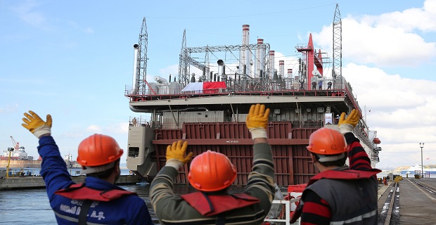 Τα αλλεπάλληλα μπλακ άουτ στρέφουν την Γκάνα στα πλοία παραγωγής ενέργειας Karadeniz Holding'in yeni enerji gemilerini uğurlama töreni