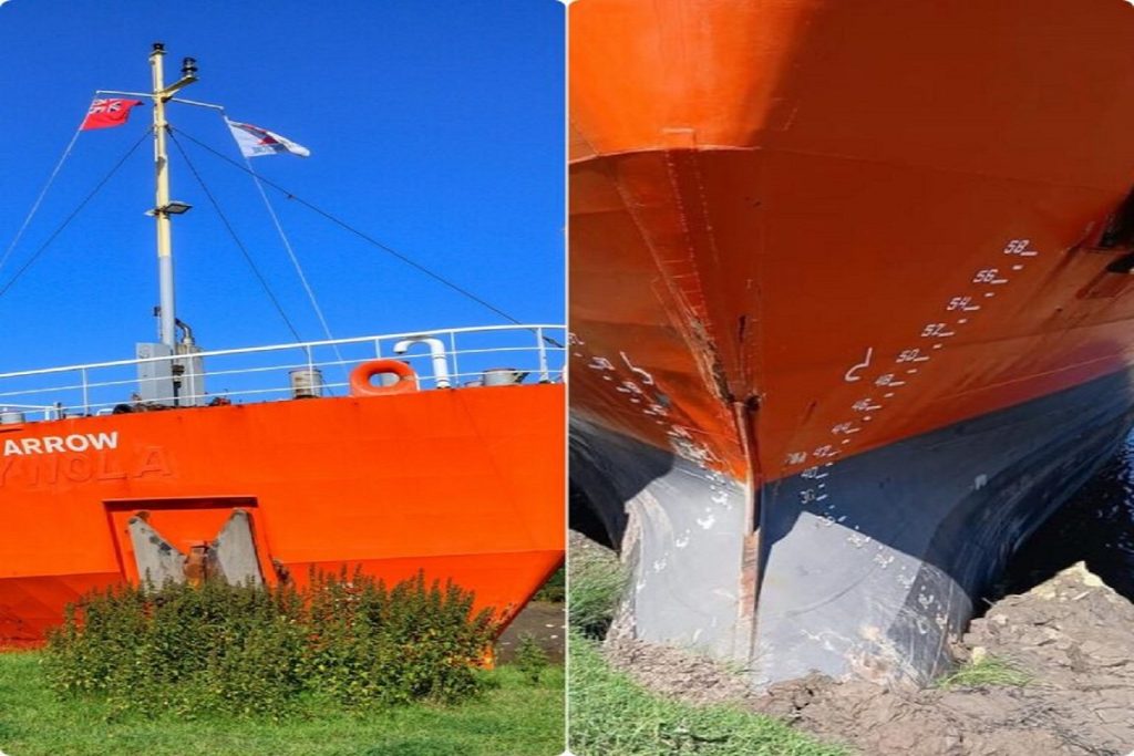 «Ever Given 2»: Το φορτηγό πλοίο Baltic Arrow προσάραξε και έκλεισε τον ποταμό Nene (video & photo)