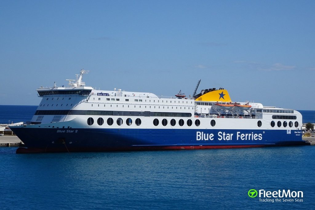 Τραυματισμός ναυτικού στο “Blue Star 2”