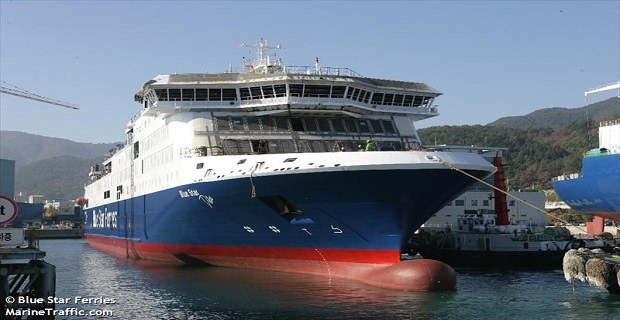 Τραυματισμός ναυτικού του «Blue Star Delos» στη Σαντορίνη