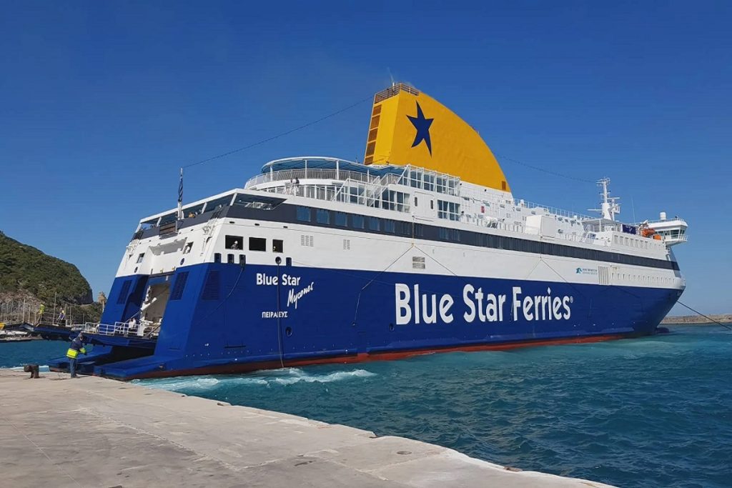 Tραυματισμός 21χρονου ναυτικού στο Blue Star Mykonos
