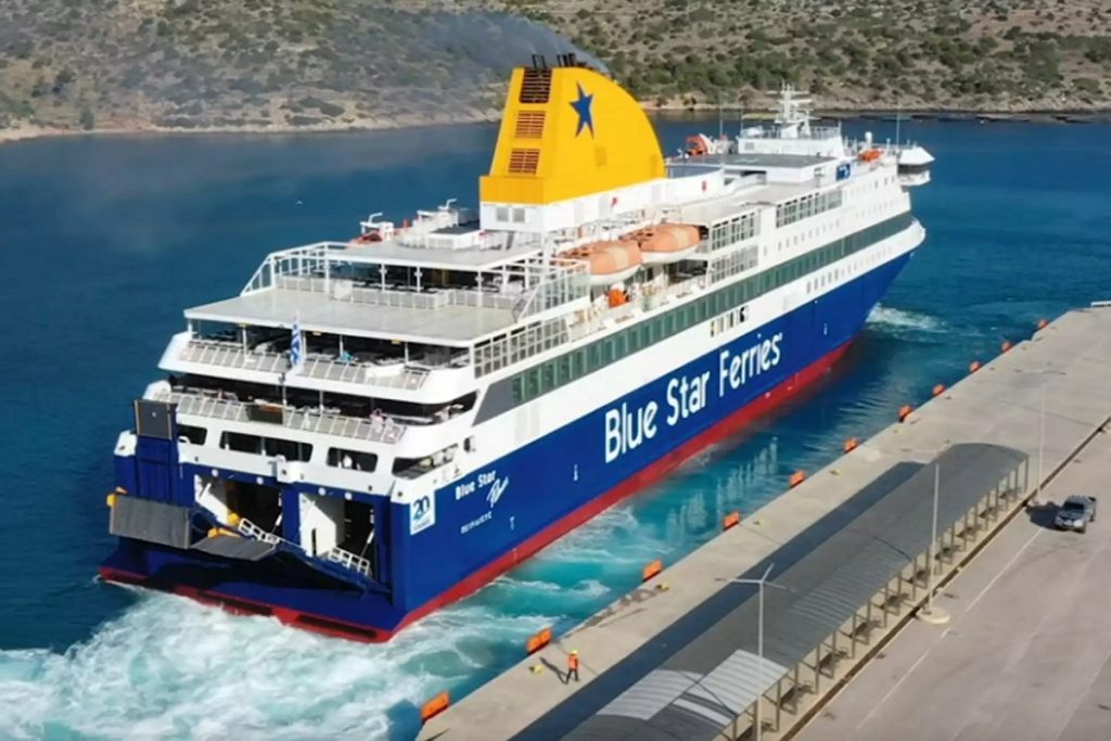 Τραυματισμός ναυτικού στο «Blue Star Patmos»