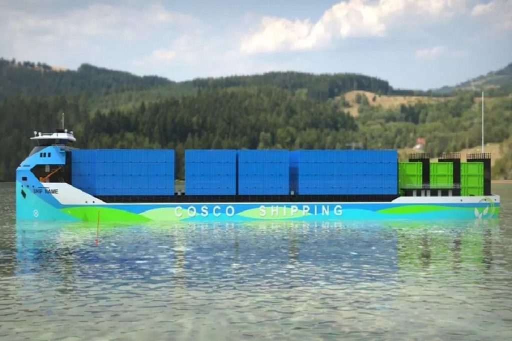 Κίνα: Καθελκύστηκε το πρώτο ηλεκτρικό υπερσύγχρονο πλοίο μεταφοράς κοντέινερ