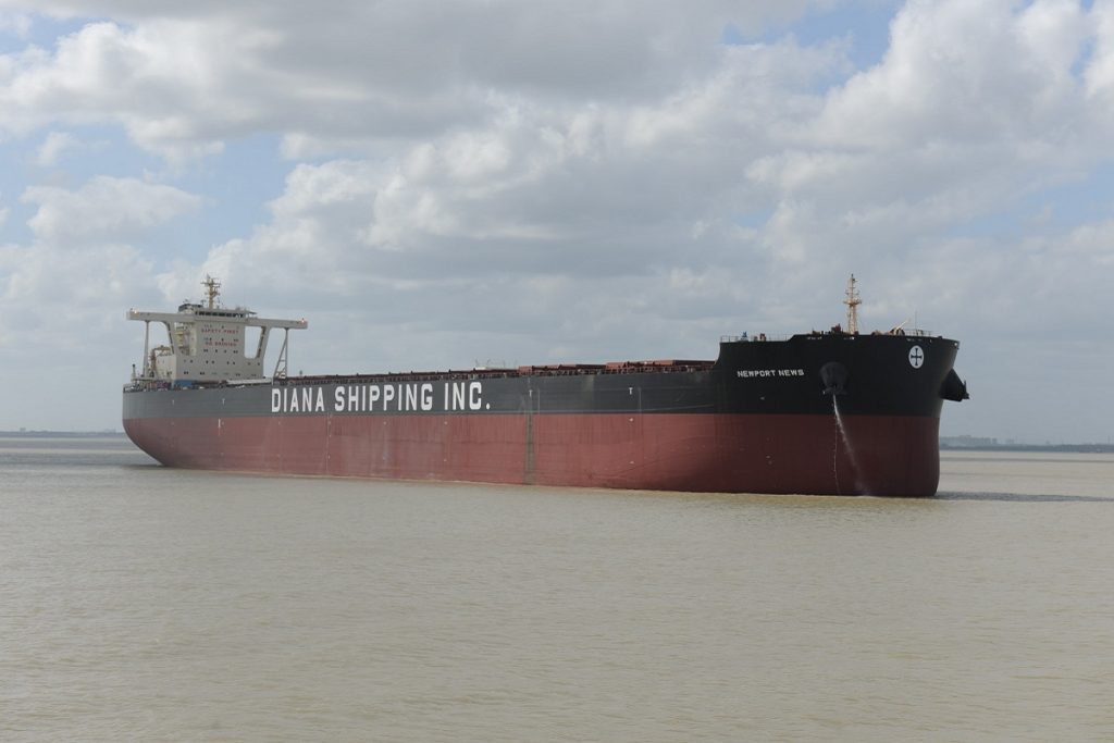 Η Diana Shipping έκλεισε συμφωνίες για την χρονοναύλωση 2 πλοίων της, με κέρδος 16,71 εκατ. δολάρια