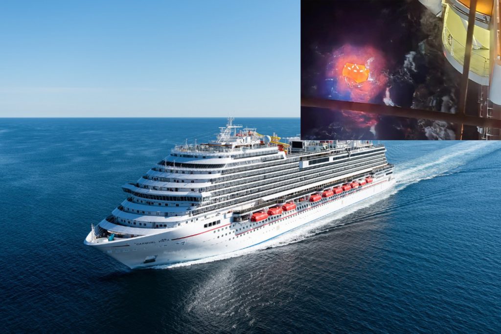 Κρουαζιερόπλοιο διέσωσε 6 ναυτικούς από φορτηγό πλοίο που ανατράπηκε- 6 ακόμη άνθρωποι αγνοούνται