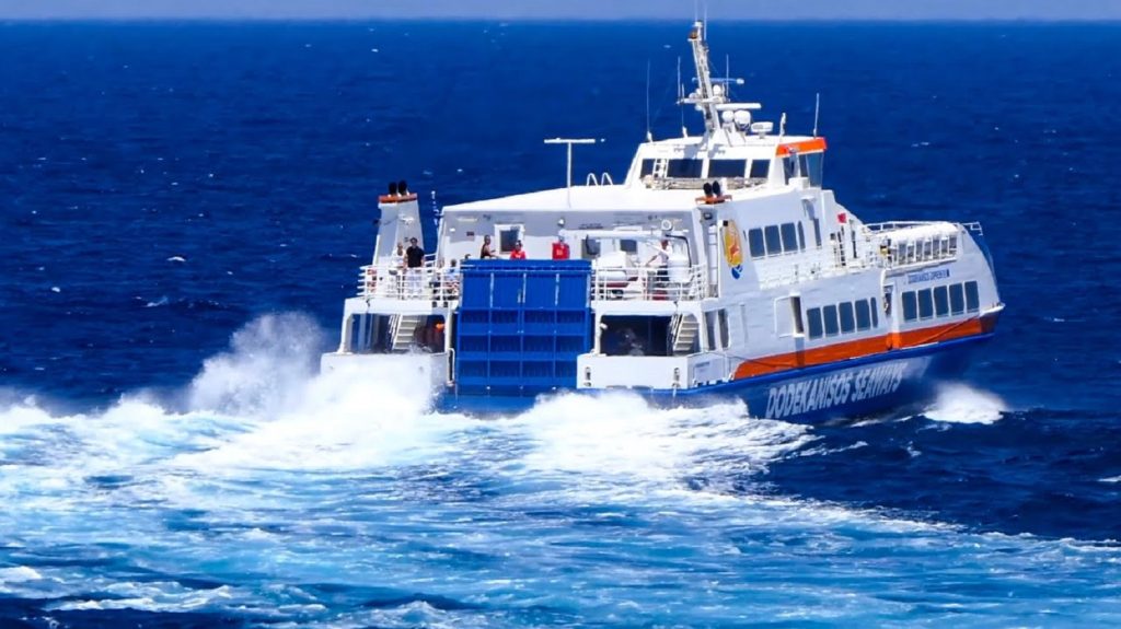 Λειψοί: Ταχύτατη άφιξη 2 λεπτών του Dodekanisos Express! (video)