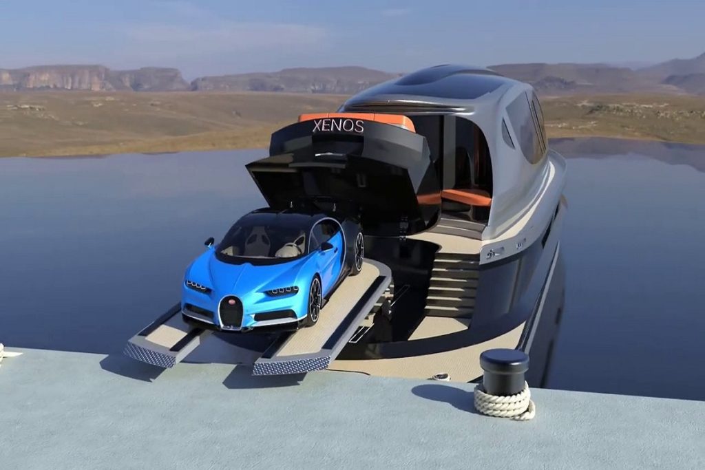 ΒΙΝΤΕΟ: Το εντυπωσιακό γιοτ των 39,000,000$ με το Supercar Bugatti chiron!