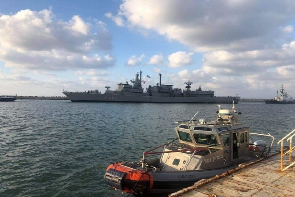 Κατάπλους Φ/Γ Κανάρης στον Λιμένα Χάιφα του Ισραήλ (photos)