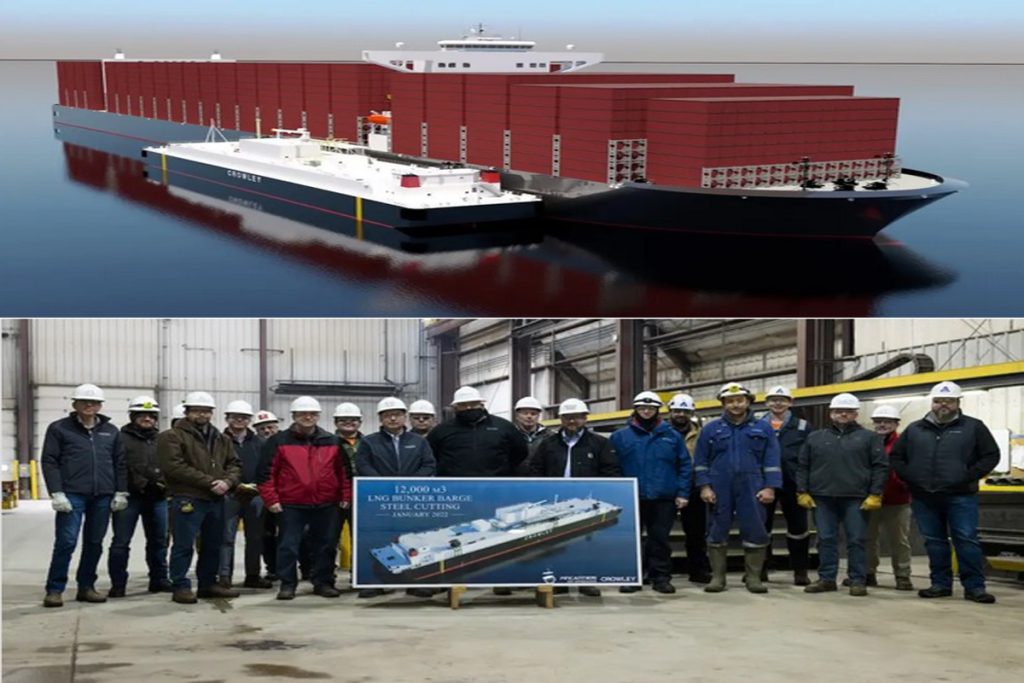 Η Fincantieri ξεκινά την κατασκευή της μεγαλύτερης φορτηγίδας ανεφοδιασμού LNG στις Η.Π.Α.