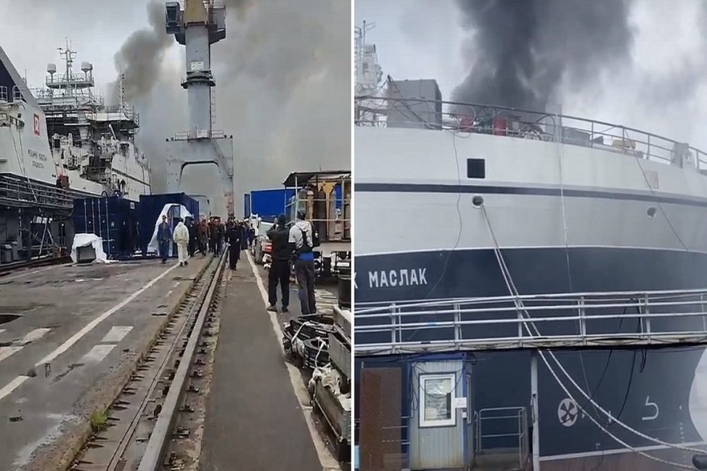 ΒΙΝΤΕΟ: Πυρκαγιά σε μεγάλο αλιευτικό στην Αγία Πετρούπολη