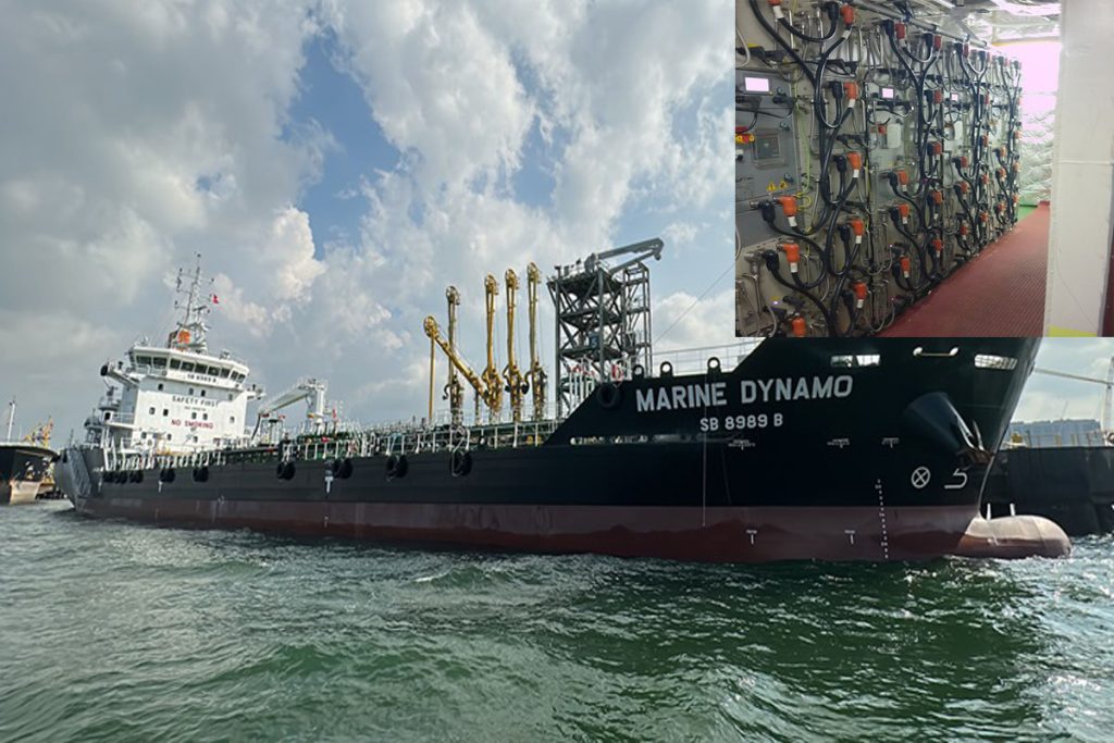 Η Chevron ναύλωσε το πρώτο της υβριδικό ηλεκτρικό δεξαμενόπλοιο ανεφοδιασμού καυσίμων στη Σιγκαπούρη!